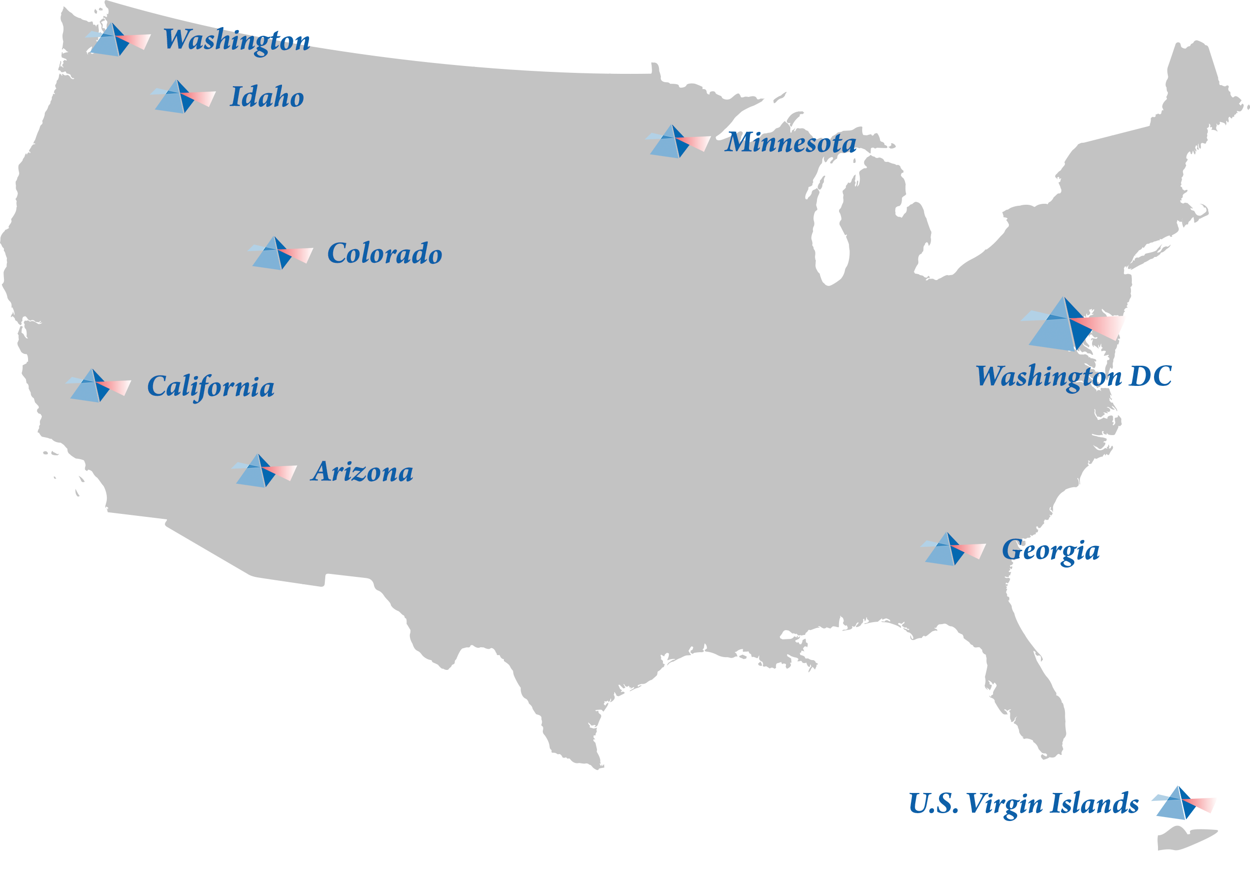 State locations of TS/SGA